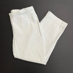 Croft & Barrow Womens White‎ Capri Slacks Pants, Croft & Barrow Business Y18